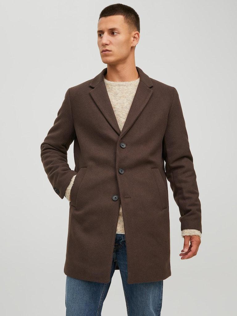 Jack & Jones Herren Mantel JJEMOULDER WOOL COAT SN