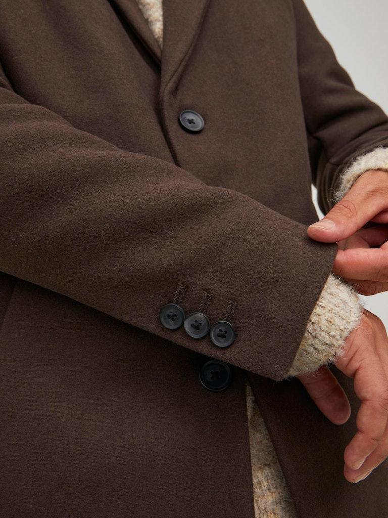 Jack & Jones Herren Mantel JJEMOULDER WOOL COAT SN