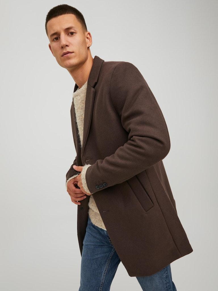 Jack & Jones Herren Mantel JJEMOULDER WOOL COAT SN