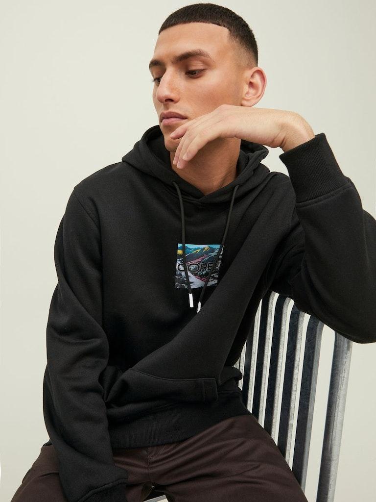 Jack & Jones Herren Hoodie JCOHIKING SWEAT HOOD