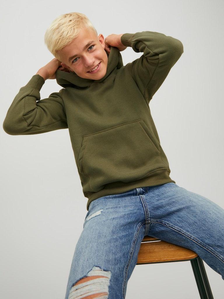 Jack & Jones Jungen Hoodie JCOCLASSIC WAFFLE SWEAT HOOD SN JNR
