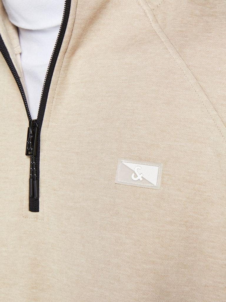 Jack & Jones Herren Pullover JCOAIR SWEAT HALF ZIP NOOS