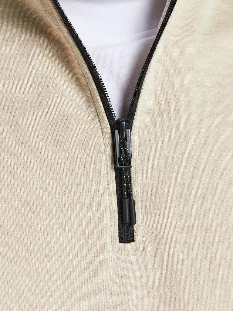 Jack & Jones Herren Pullover JCOAIR SWEAT HALF ZIP NOOS