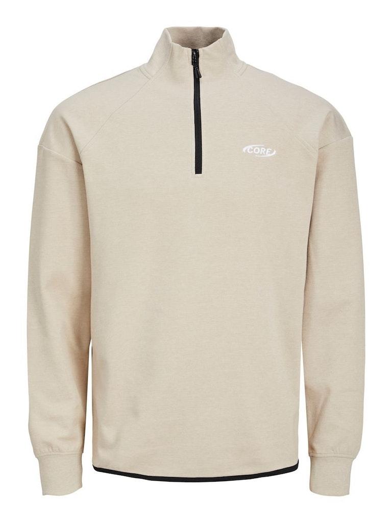 Jack & Jones Herren Pullover JCOAIR SWEAT HALF ZIP NOOS