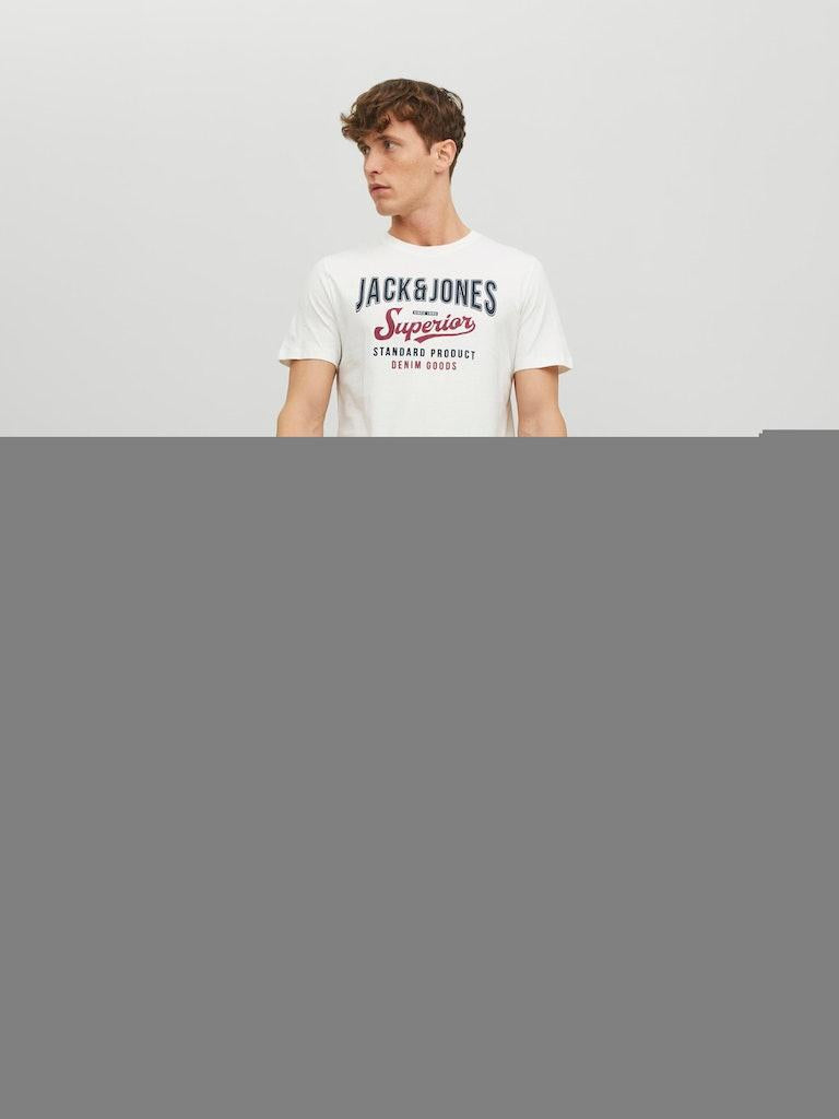Jack & Jones Herren T-Shirt JJELOGO TEE SS O-NECK 2 COL SS23 SN
