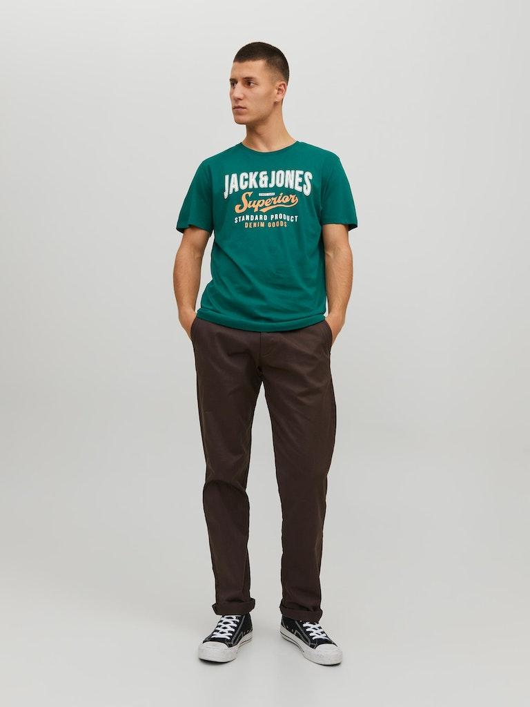Jack & Jones Herren T-Shirt JJELOGO TEE SS O-NECK 2 COL SS23 SN