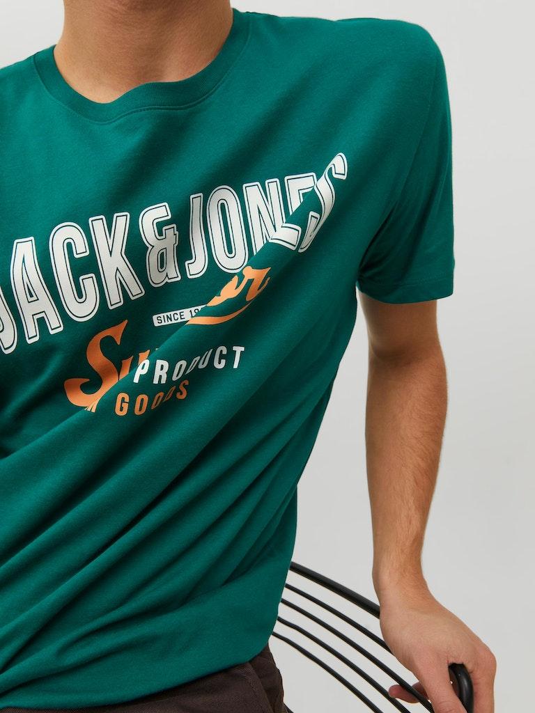 Jack & Jones Herren T-Shirt JJELOGO TEE SS O-NECK 2 COL SS23 SN