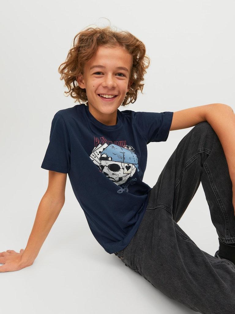 Jack & Jones Jungen T-Shirt JORROXBURY TEE SS CREW NECK SN JNR