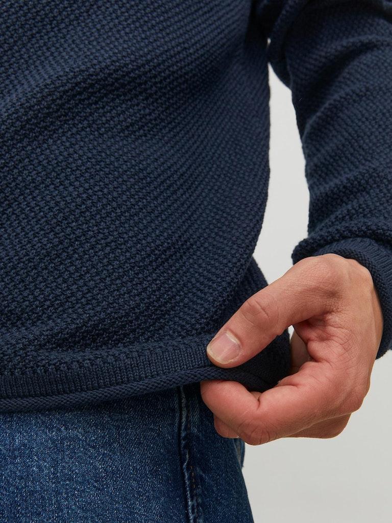 Jack & Jones Herren Pullover JORPAUL TONS KNIT CREW NECK DETAIL SN