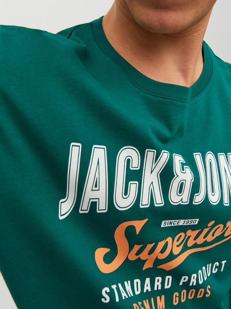 Jack & Jones Herren T-Shirt JJELOGO TEE SS O-NECK 2 COL SS23 SN