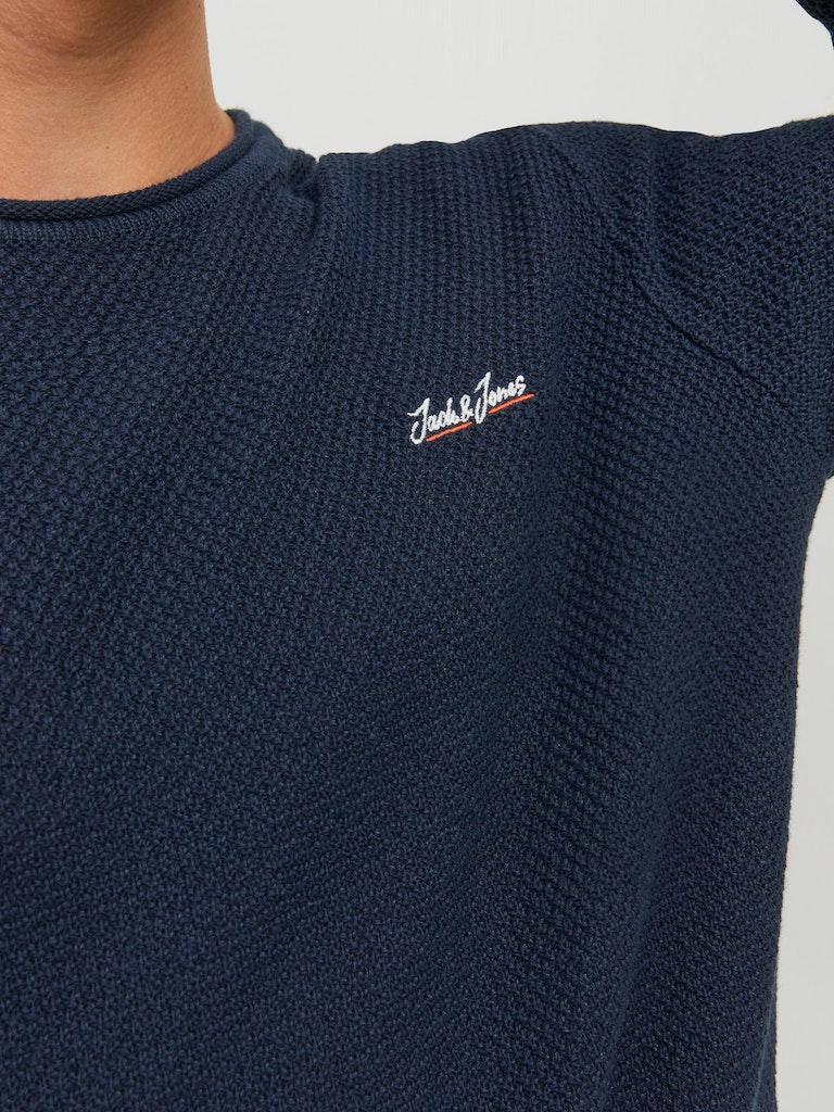 Jack & Jones Herren Pullover JORPAUL TONS KNIT CREW NECK DETAIL SN