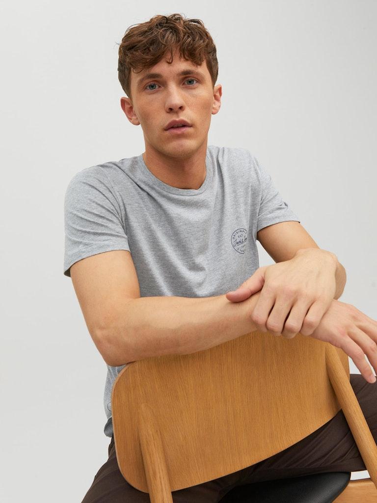 Jack & Jones Herren T-Shirt JJESHARK TEE SS CREW NECK NOOS