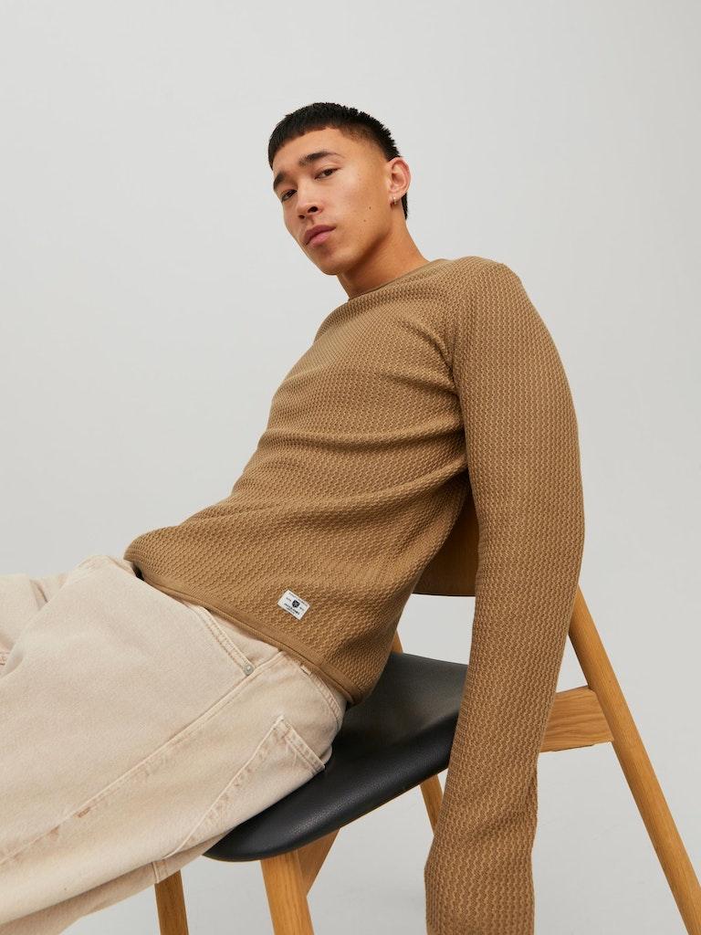 Jack & Jones Herren Pullover JPRBLUCARLOS KNIT CREW NECK NOOS