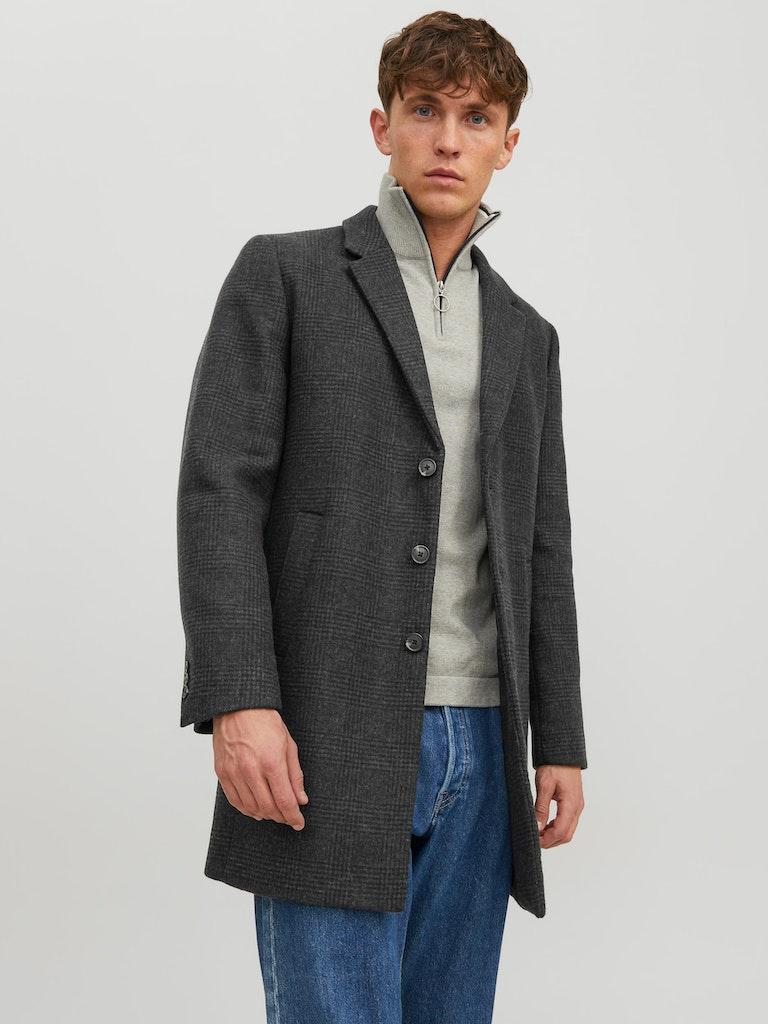 Jack & Jones Herren Mantel JJEMOULDER WOOL COAT SN