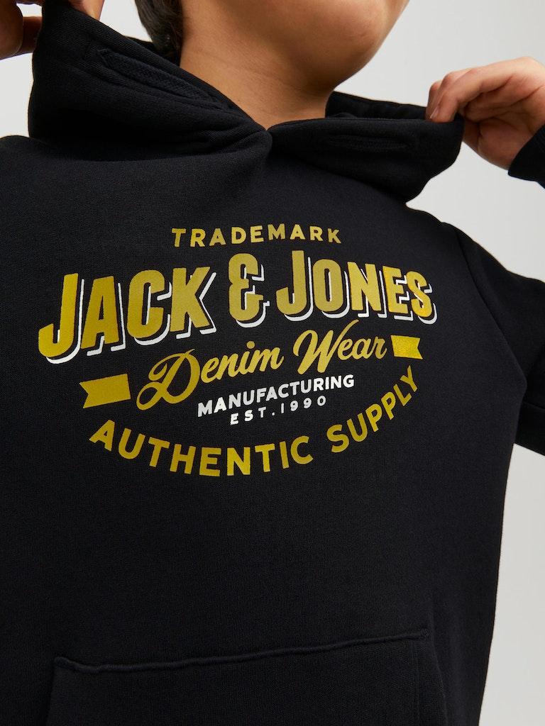 Jack & Jones Junge Hoodie JJELOGO SWEAT HOOD 2 COL 21/22 NOOS JNR