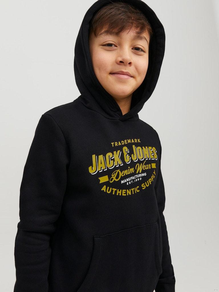 Jack & Jones Junge Hoodie JJELOGO SWEAT HOOD 2 COL 21/22 NOOS JNR