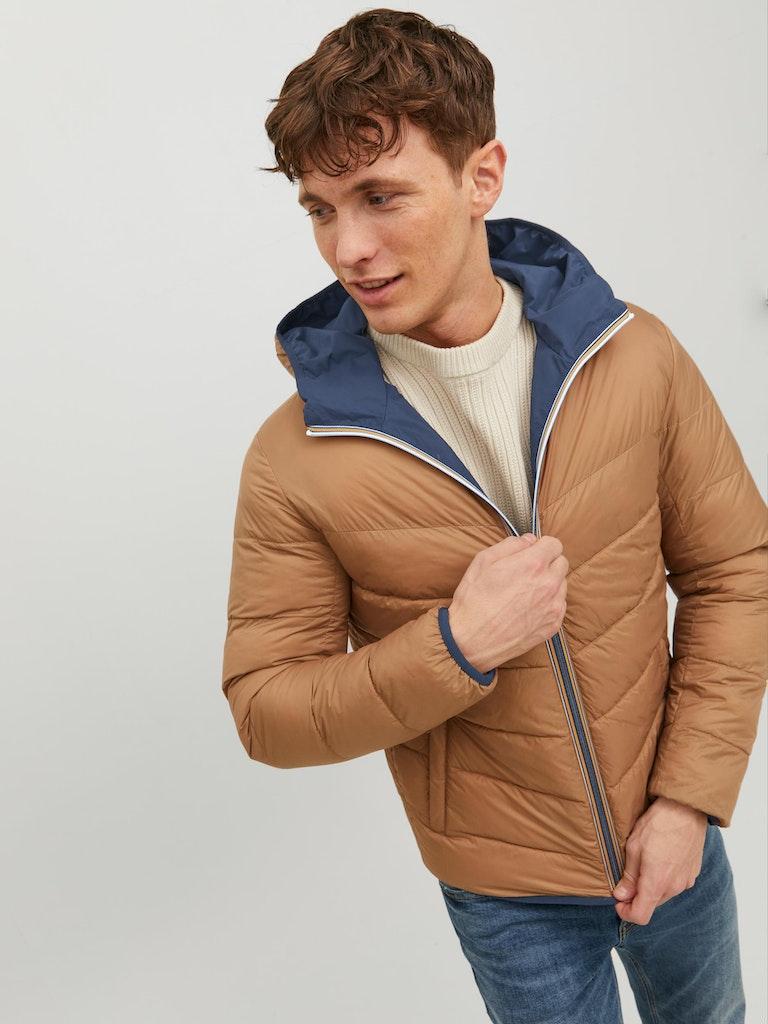 Jack & Jones Herren Jacke JORPAUL TONS REVERSIBLE PUFFER JACKET SN