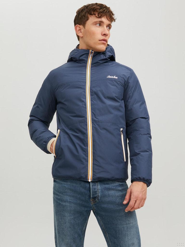 Jack & Jones Herren Jacke JORPAUL TONS REVERSIBLE PUFFER JACKET SN