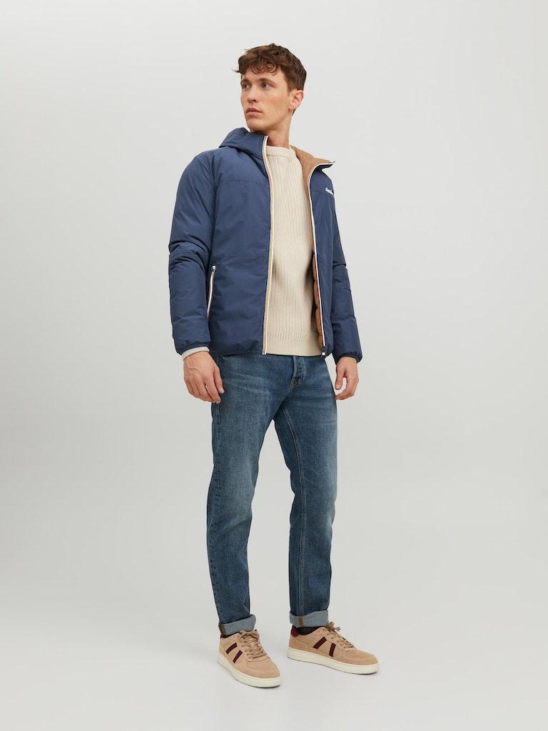 Jack & Jones Herren Jacke JORPAUL TONS REVERSIBLE PUFFER JACKET SN