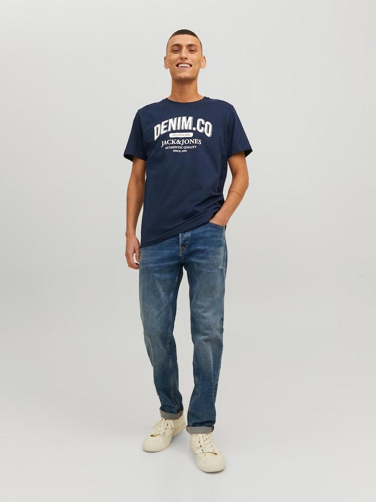 Jack & Jones Herren T-Shirt JJEJEANS TEE SS O-NECK NOOS 22/23