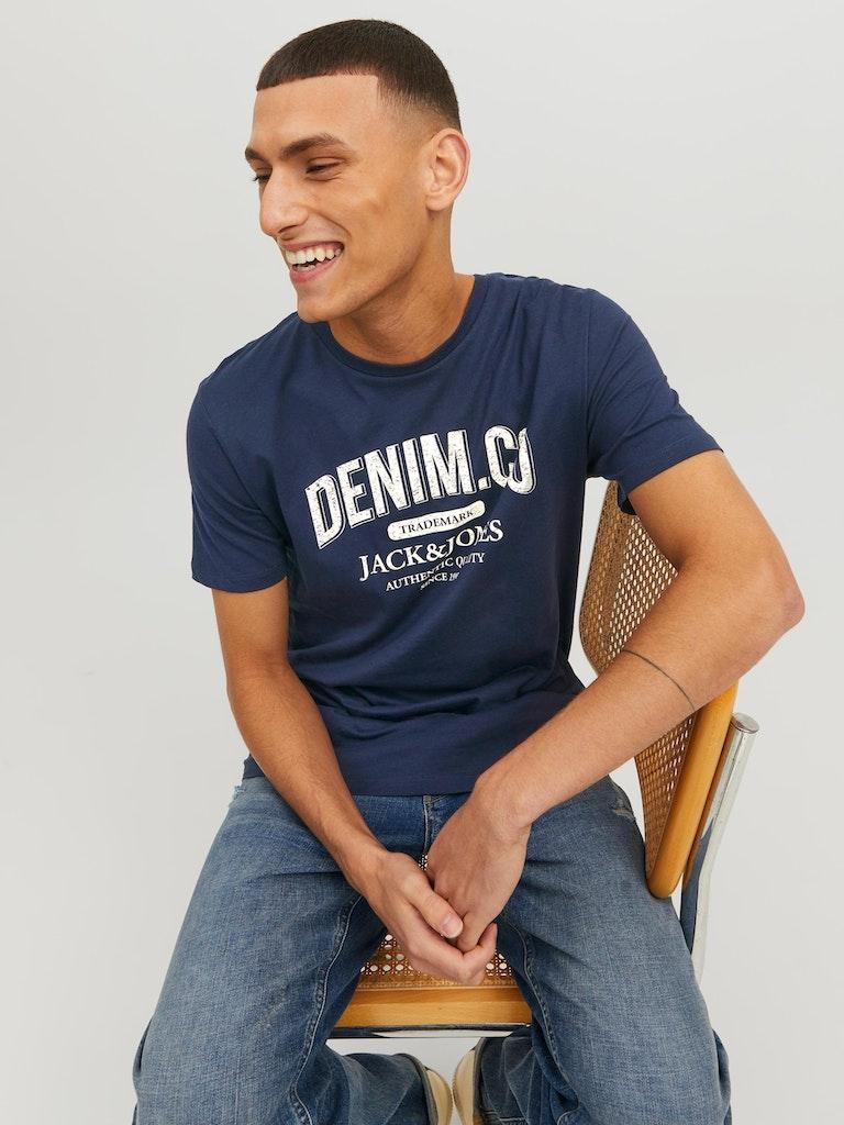 Jack & Jones Herren T-Shirt JJEJEANS TEE SS O-NECK NOOS 22/23