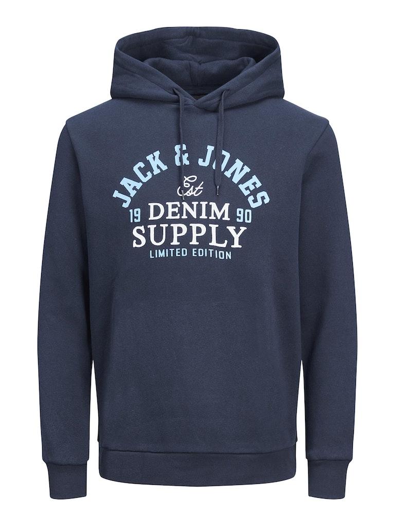 Jack & Jones Herren Hoodie JJELOGO SWEAT HOOD 2 COL 22/23 NOOS PLS