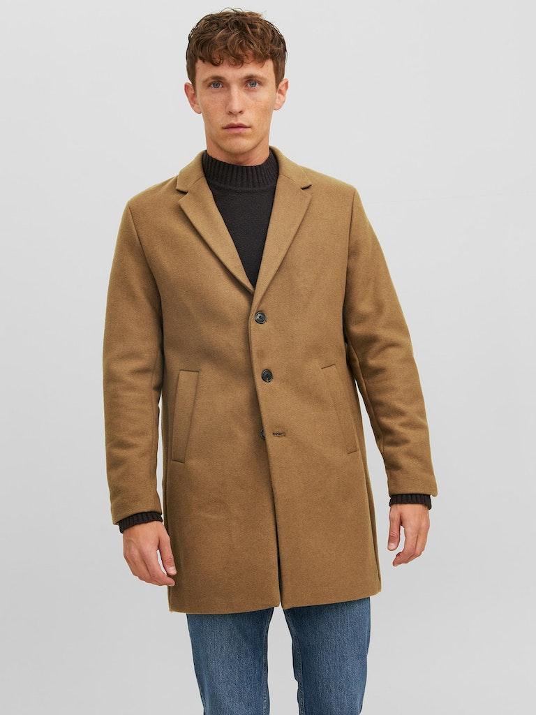 Jack & Jones Herren Mantel JJEMOULDER WOOL COAT SN