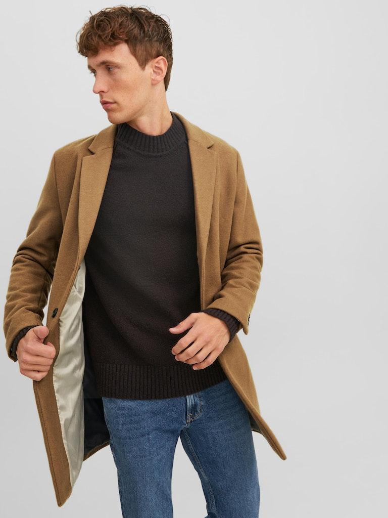 Jack & Jones Herren Mantel JJEMOULDER WOOL COAT SN