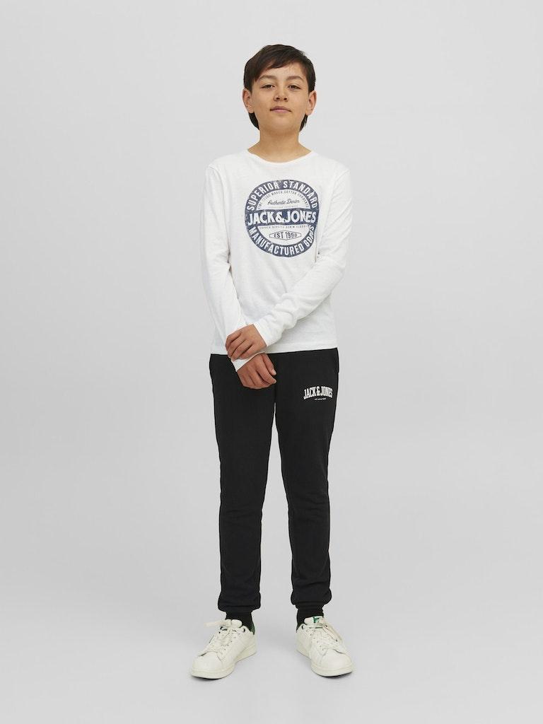 Jack & Jones Jungen T-Shirt JJEJEANS TEE LS O-NECK 23/24 NOOS JNR