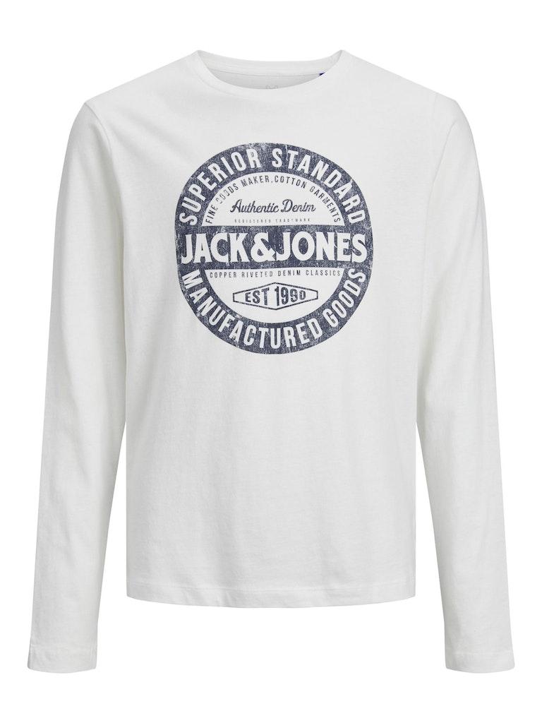 Jack & Jones Jungen T-Shirt JJEJEANS TEE LS O-NECK 23/24 NOOS JNR
