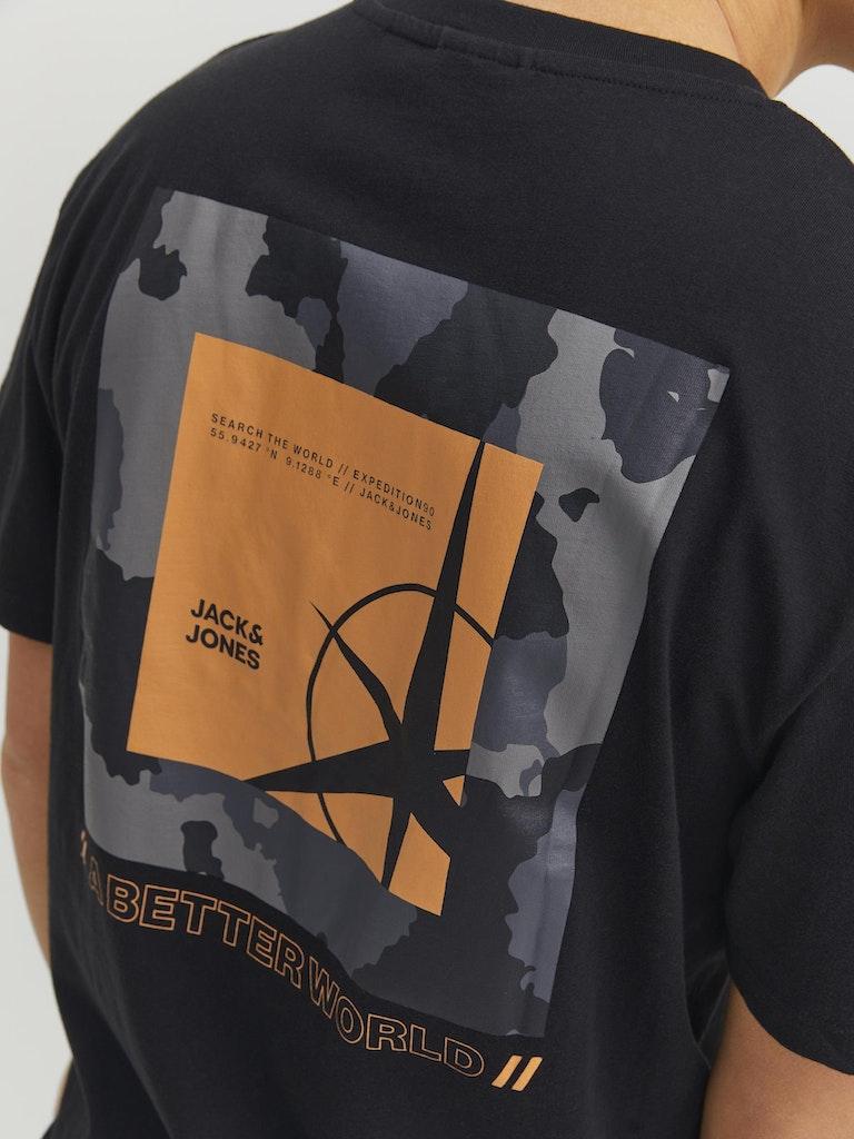 Jack & Jones Herren T-Shirt JCOFILO TEE SS CREW NECK SN