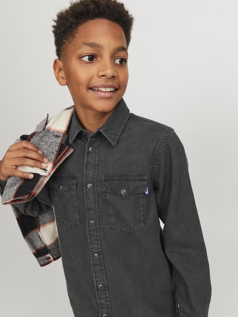 Jack & Jones Jungen Hemd JJESHERIDAN SHIRT L/S NOOS JNR