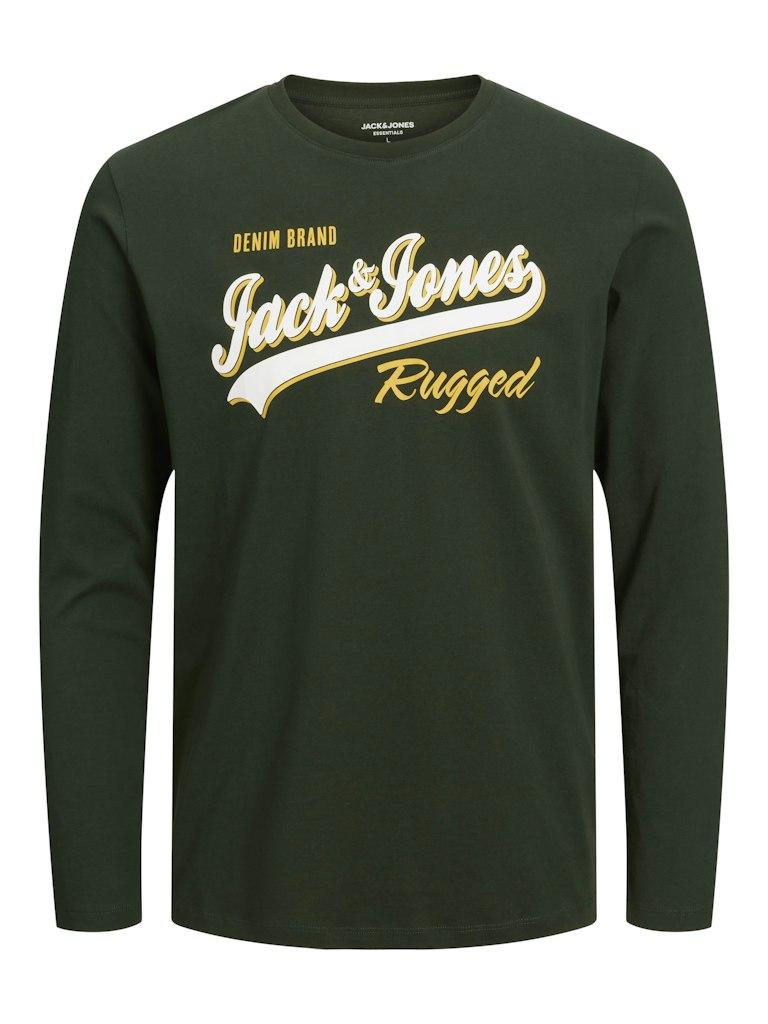 Jack & Jones Jungen T-Shirt JJELOGO TEE LS NECK 2 COL 23/24 NOOS JNR