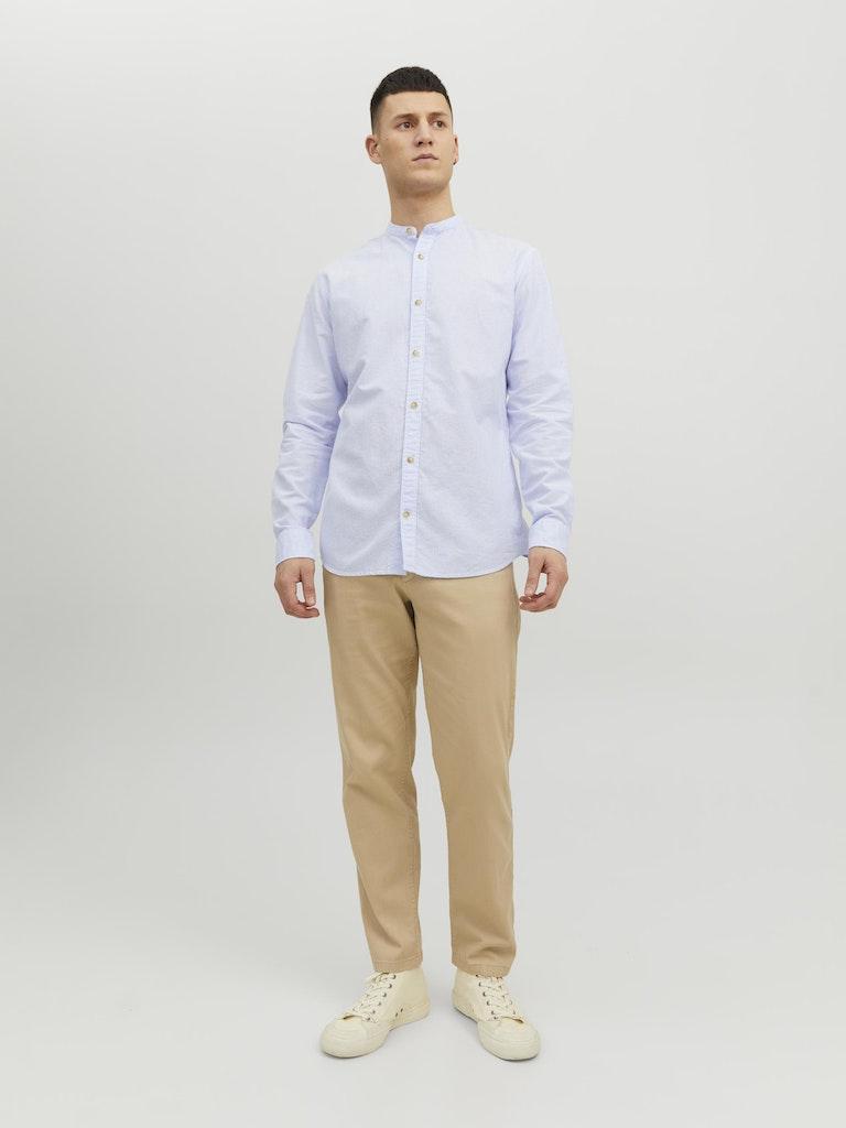 Jack & Jones Herren Hemd JJESUMMER BAND SHIRT L/S S22 NOOS