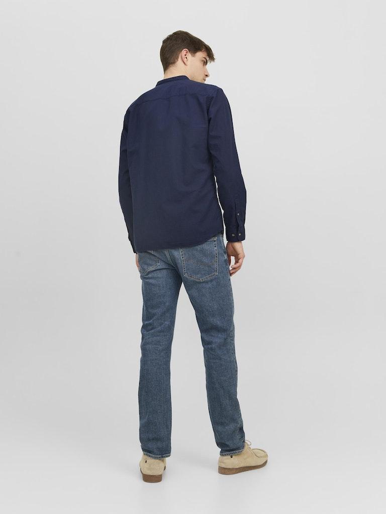 Jack & Jones Herren Hemd JJESUMMER BAND SHIRT L/S S22 NOOS