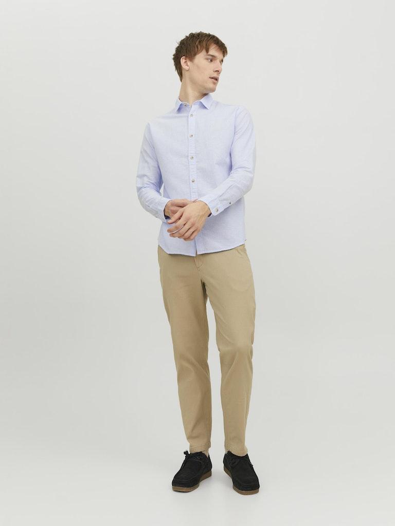 Jack & Jones Herren Hemd JJESUMMER SHIRT L/S S23 SN
