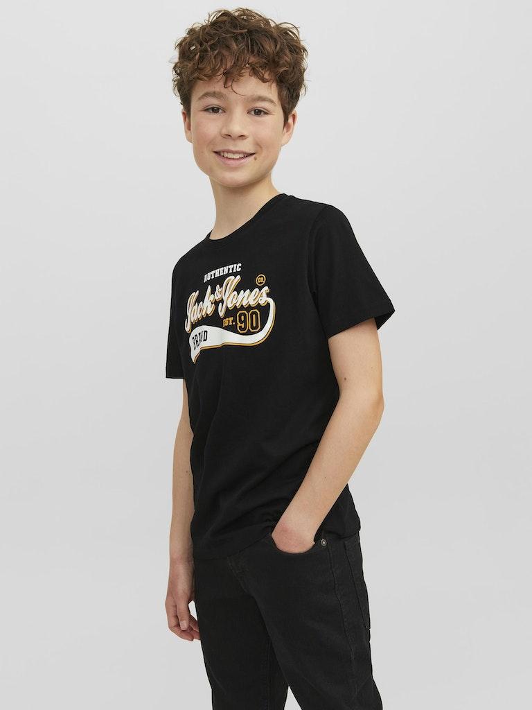 Jack & Jones Jungen T-Shirt JJELOGO TEE SS NECK 2 COL 23/24 NOOS JNR
