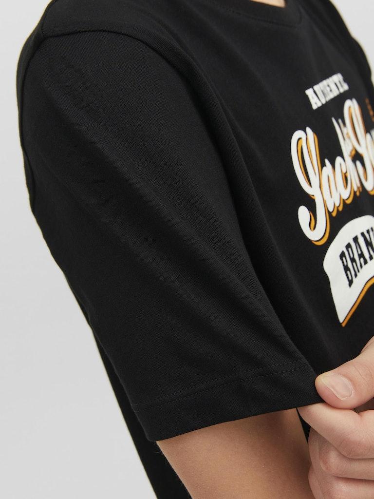 Jack & Jones Jungen T-Shirt JJELOGO TEE SS NECK 2 COL 23/24 NOOS JNR