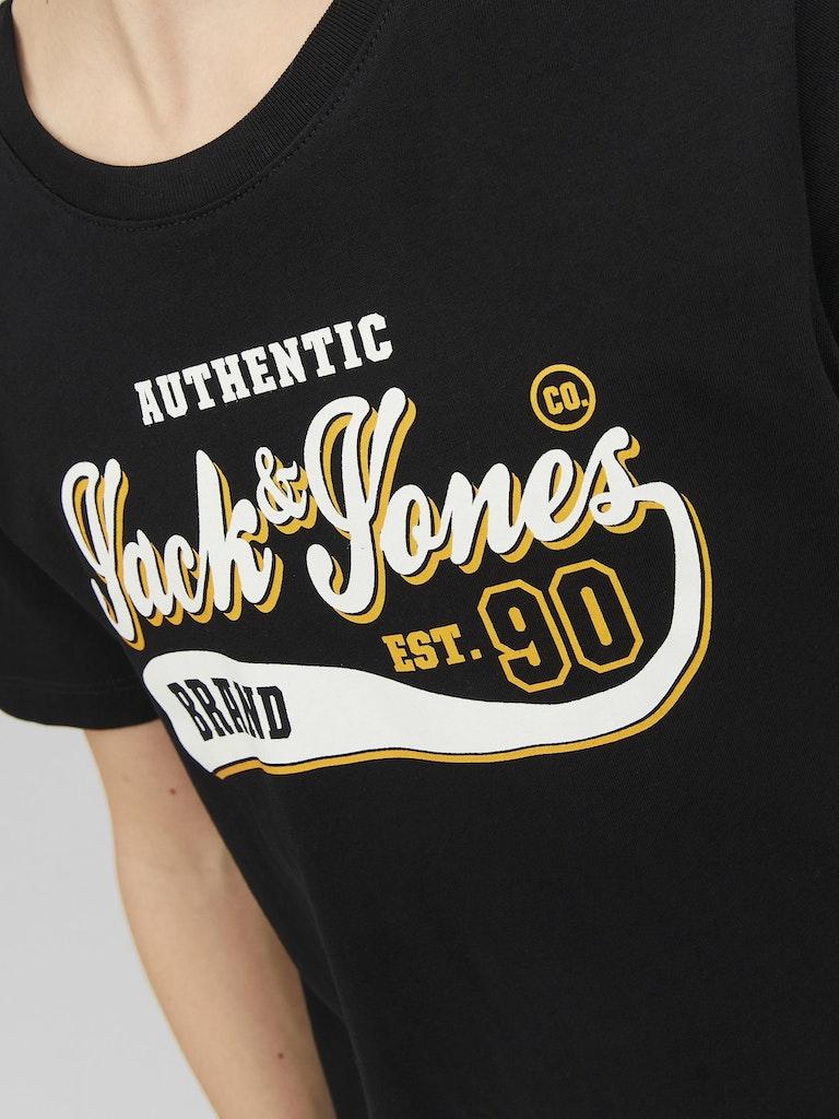 Jack & Jones Jungen T-Shirt JJELOGO TEE SS NECK 2 COL 23/24 NOOS JNR