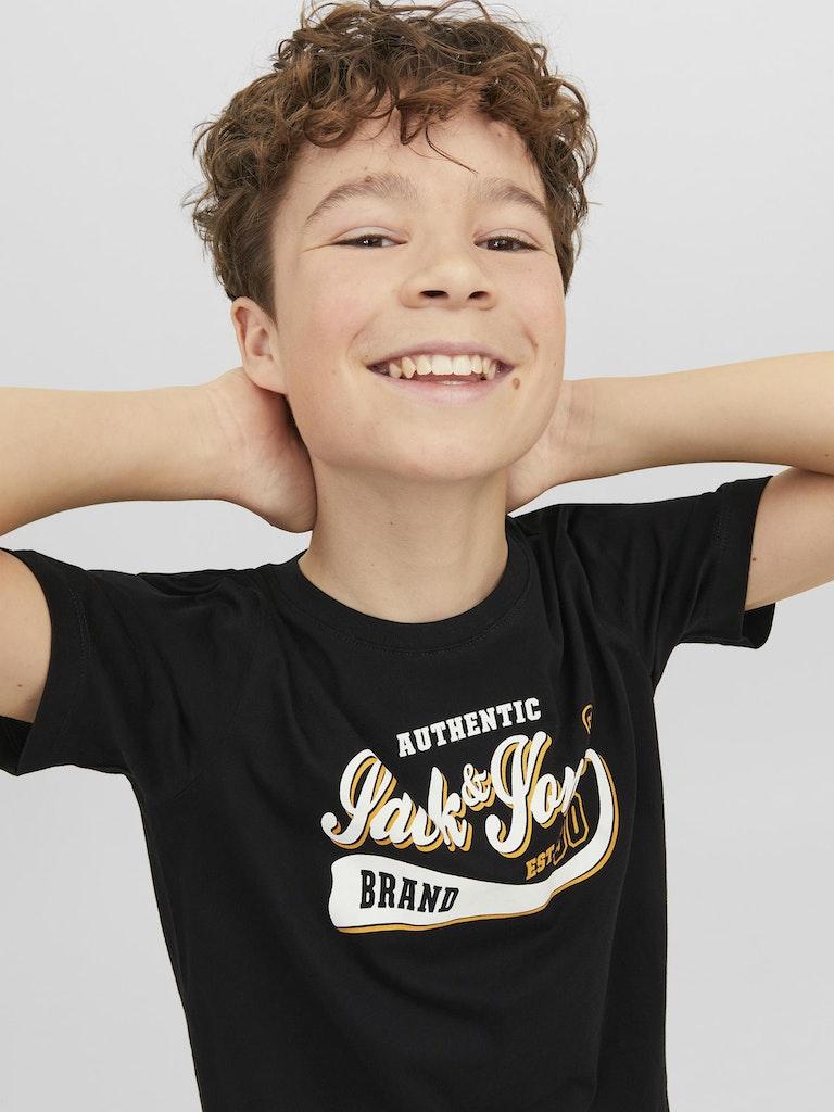 Jack & Jones Jungen T-Shirt JJELOGO TEE SS NECK 2 COL 23/24 NOOS JNR