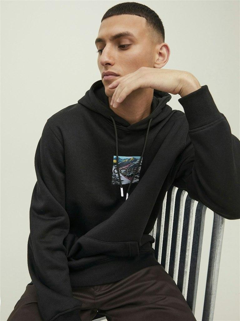 Jack & Jones Herren Hoodie JCOHIKING SWEAT HOOD