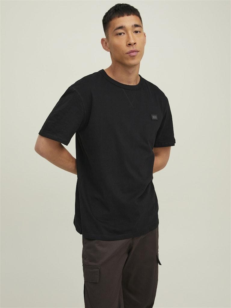 Jack & Jones Herren T-Shirt JCOCLASSIC WAFFLE BADGE TEE SS NOOS