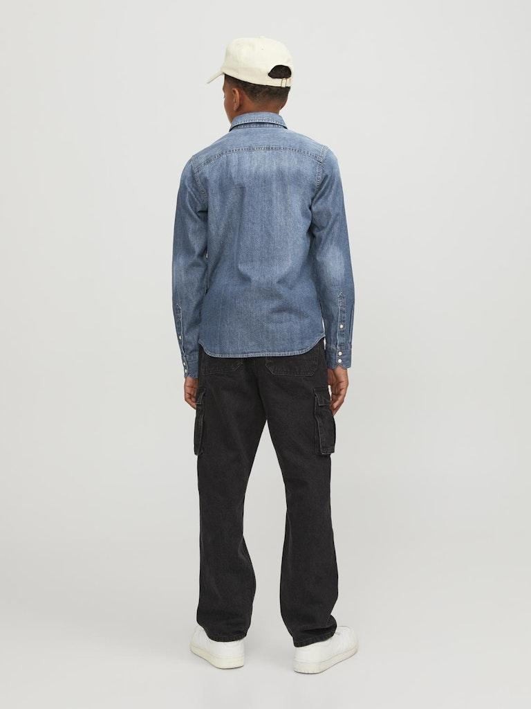 Jack & Jones Jungen Hemd JJESHERIDAN SHIRT L/S NOOS JNR