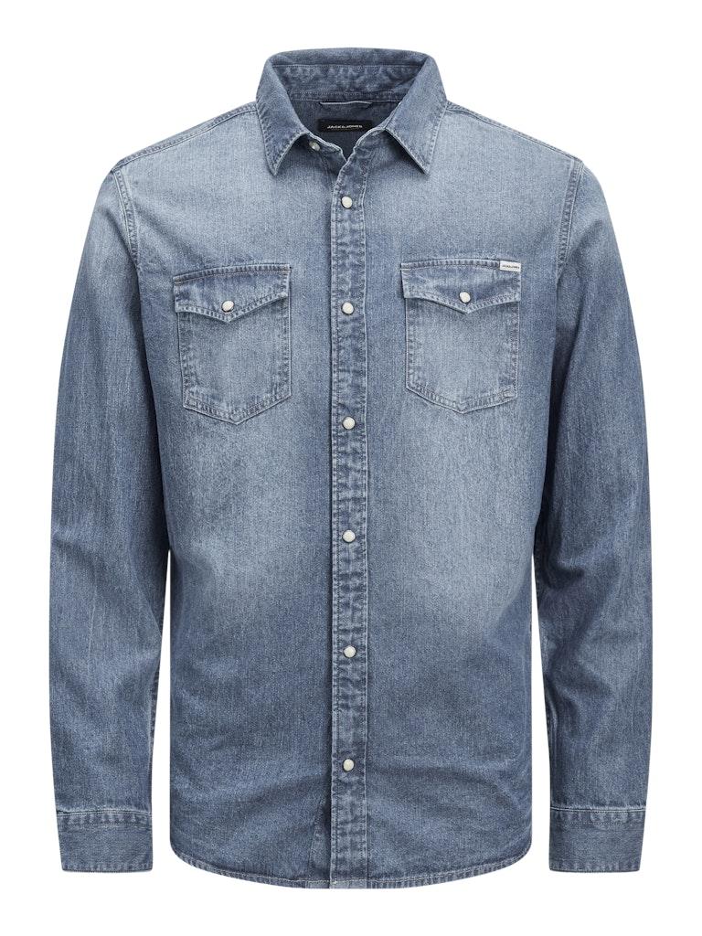 Jack & Jones Jungen Hemd JJESHERIDAN SHIRT L/S NOOS JNR