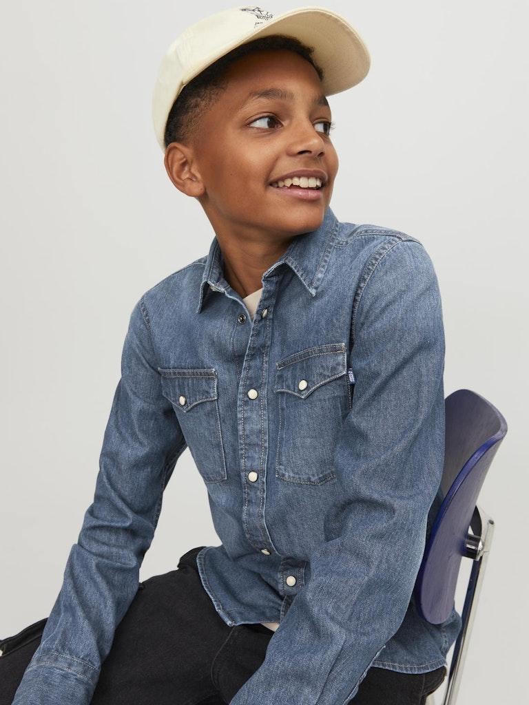 Jack & Jones Jungen Hemd JJESHERIDAN SHIRT L/S NOOS JNR