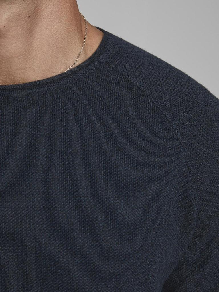 Jack & Jones Herren Pullover JJEHILL KNIT CREW NECK NOOS
