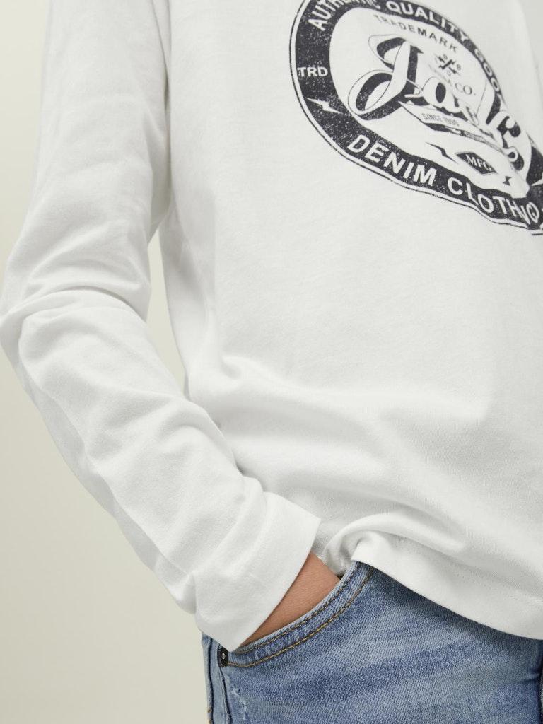 Jack & Jones Jungen T-Shirt JJEJEANS TEE LS O- NOOS 22/23 2PK MP JNR