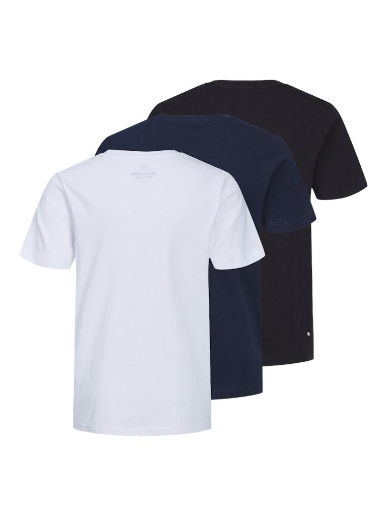 Jack & Jones Jungen T-Shirt JJETHAN TEE SS CREW NE 3PK MP NOOS JNR