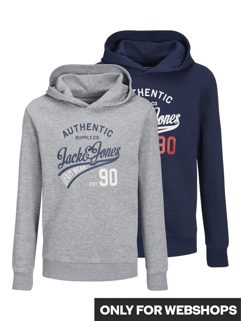 Jack & Jones Jungen Hoodie JJETHAN SWEAT HOOD 2PK MP NOOS JNR