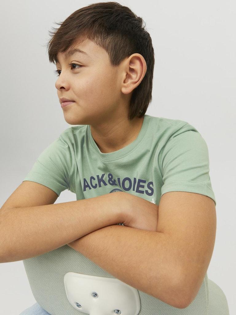 Jack & Jones Jungen T-Shirt JJELOGO TEE SS O-NECK 2COL AW22 NOOS JNR